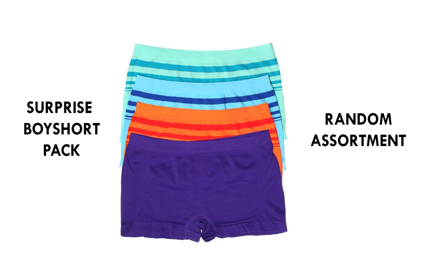 Sakkas Women's Seamless Stretch Boy Short Panties (6 Pack) - Concordia Style Boutique