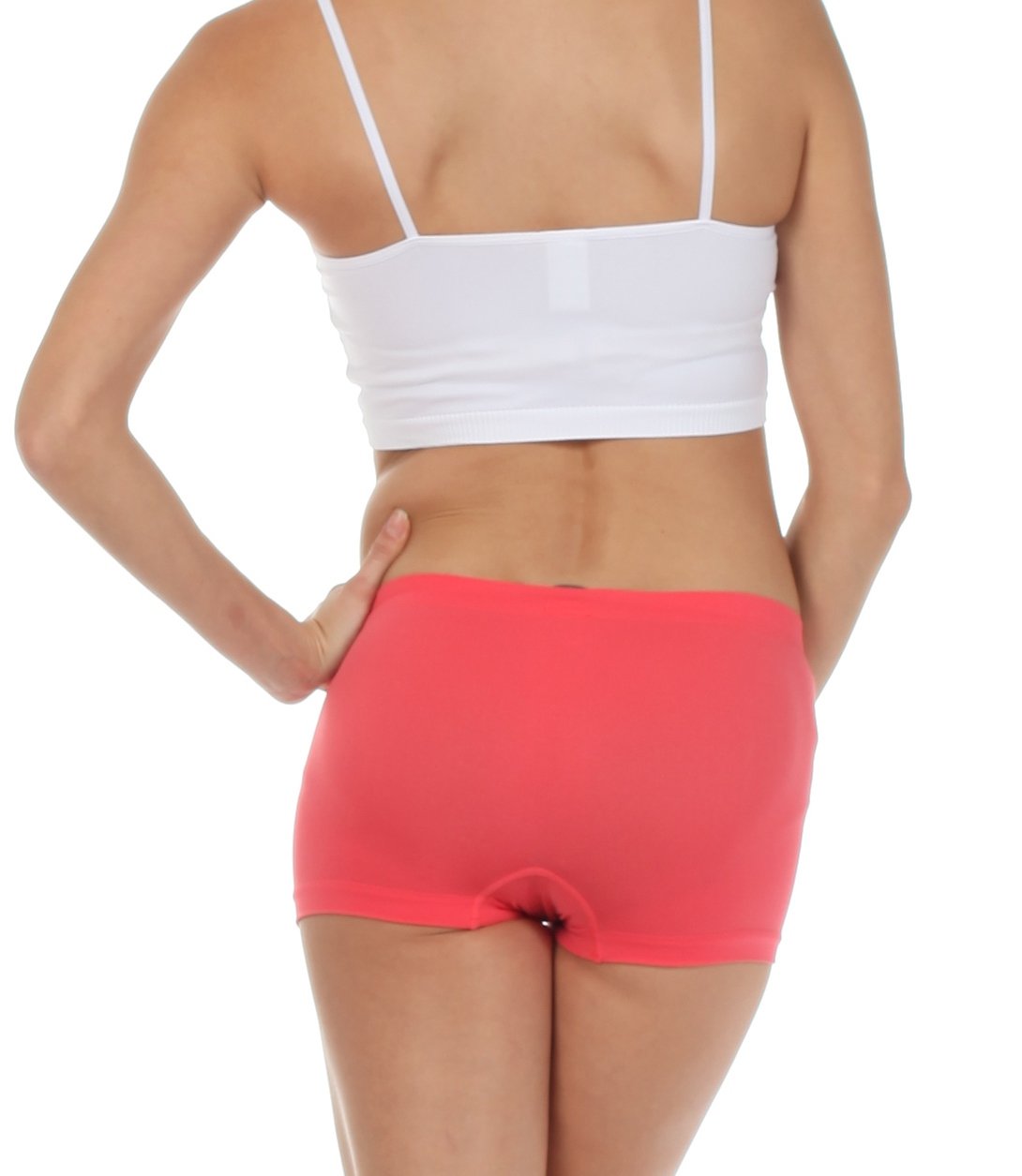 Sakkas Women's Seamless Stretch Boy Short Panties (6 Pack) - Concordia Style Boutique