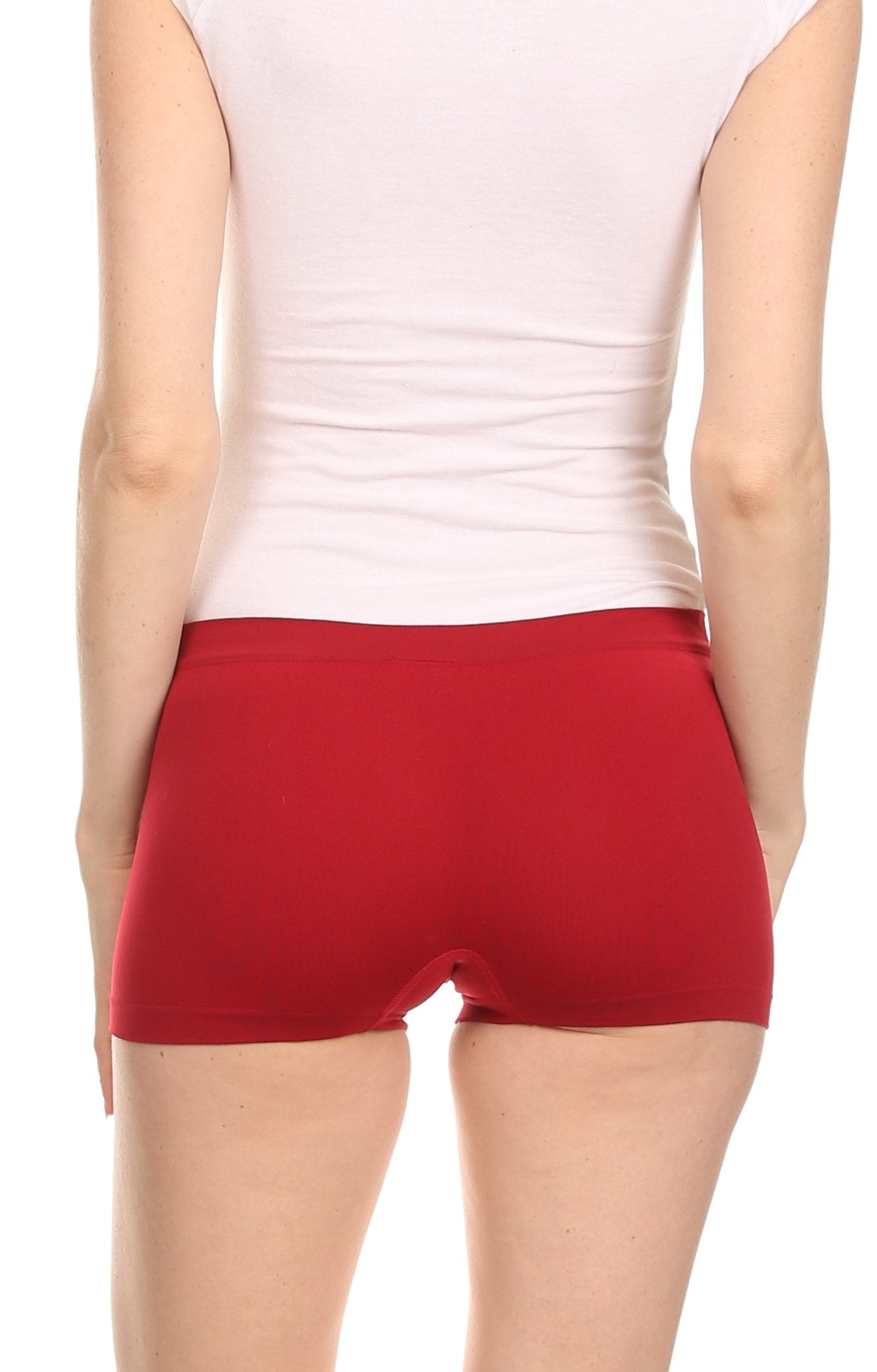 Sakkas Women's Seamless Stretch Boy Short Panties (6 Pack) - Concordia Style Boutique
