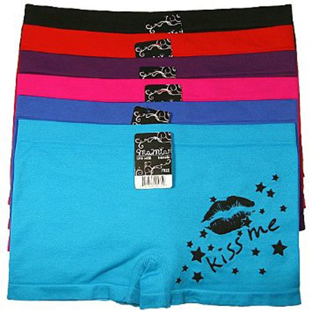 Sakkas Women's Seamless Stretch Boy Short Panties (6 Pack) - Concordia Style Boutique