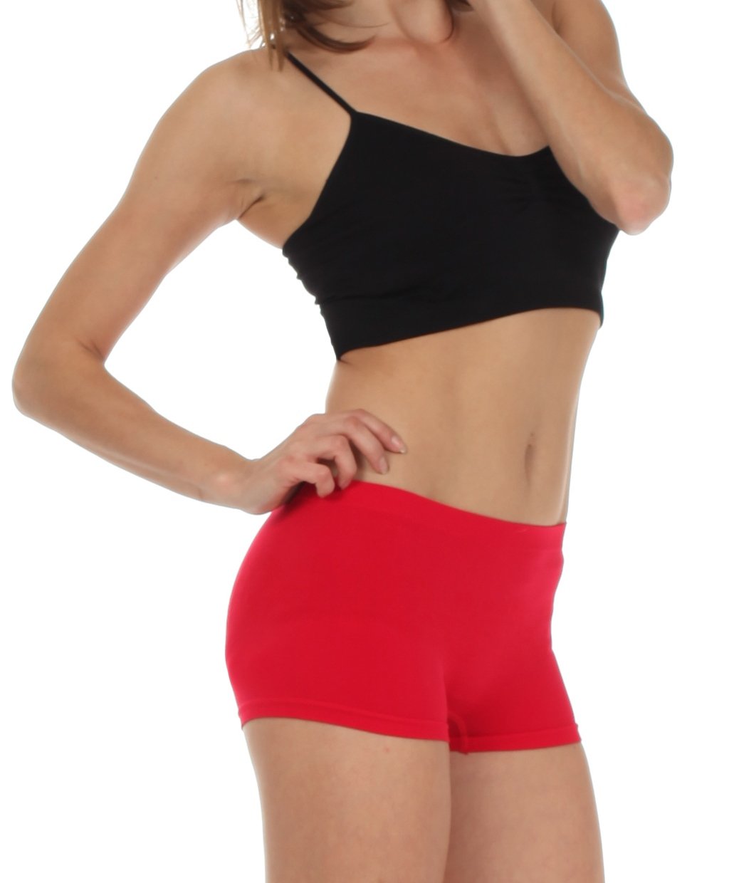 Sakkas Women's Seamless Stretch Boy Short Panties (6 Pack) - Concordia Style Boutique