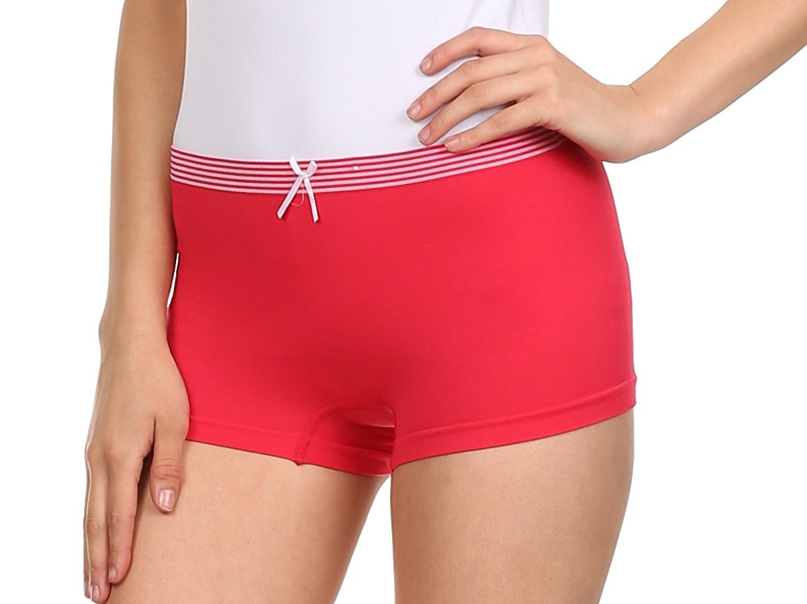 Sakkas Women's Seamless Stretch Boy Short Panties (6 Pack) - Concordia Style Boutique