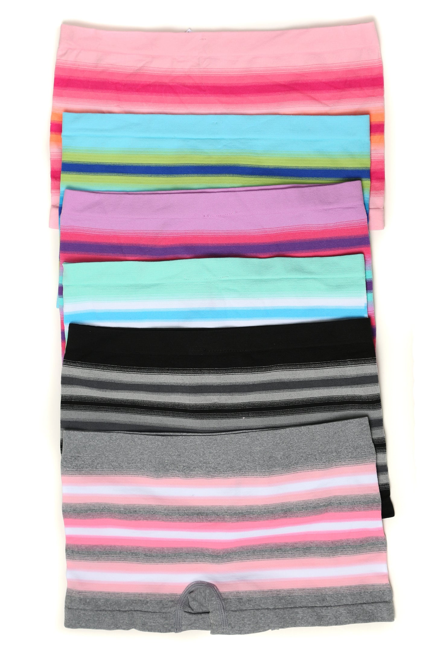 Sakkas Women's Seamless Stretch Boy Short Panties (6 Pack) - Concordia Style Boutique