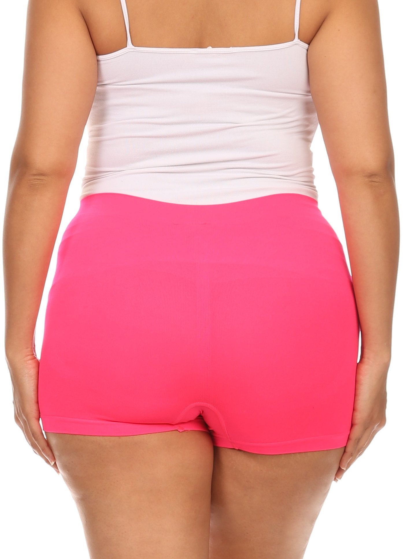 Sakkas Women's Seamless Stretch Boy Short Panties (6 Pack) - Concordia Style Boutique