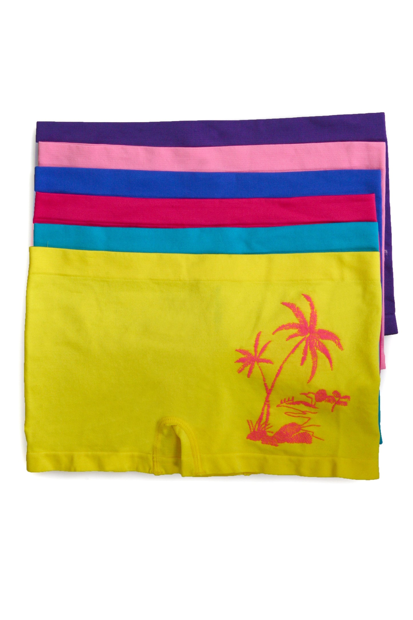 Sakkas Women's Seamless Stretch Boy Short Panties (6 Pack) - Concordia Style Boutique