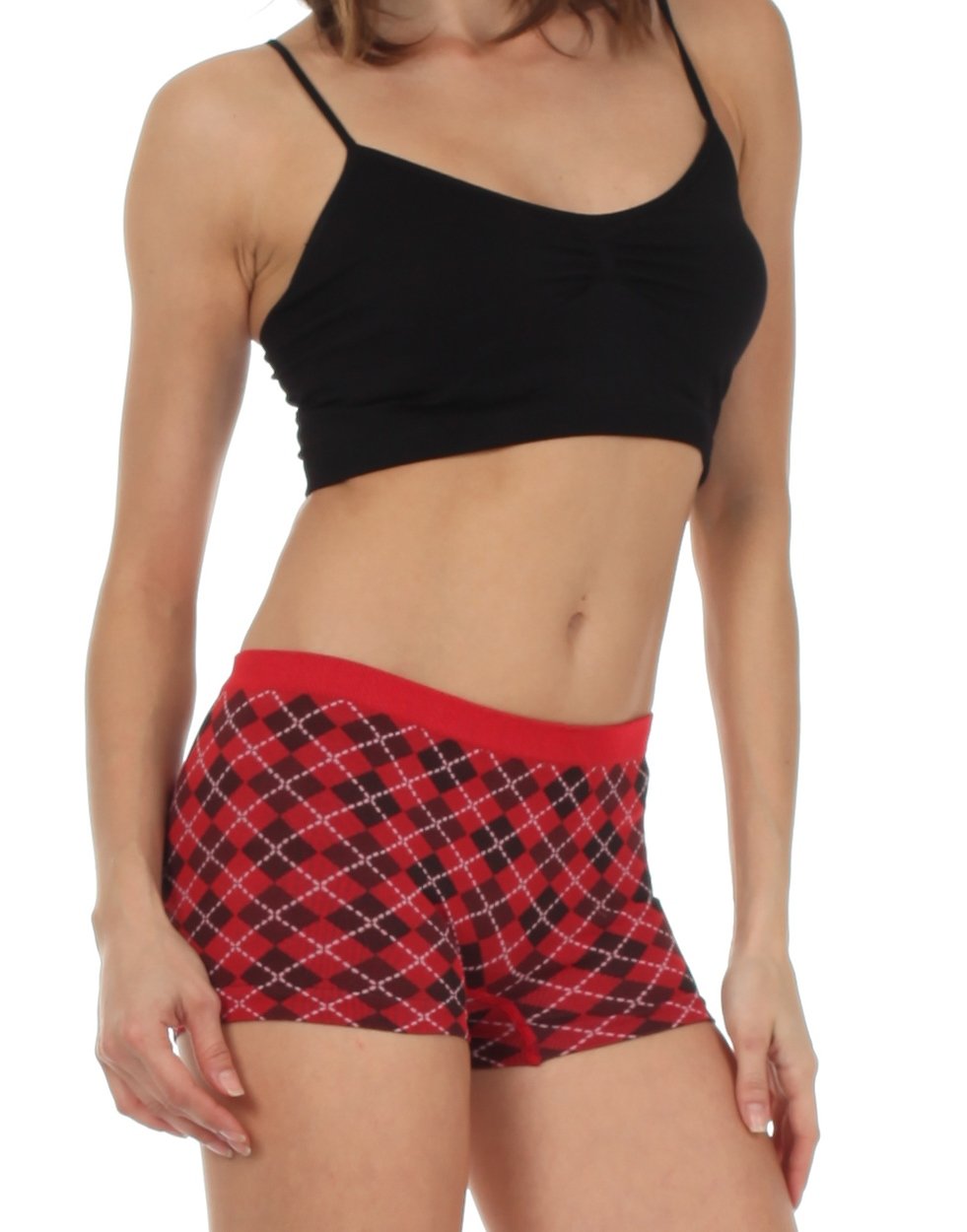 Sakkas Women's Seamless Stretch Boy Short Panties (6 Pack) - Concordia Style Boutique