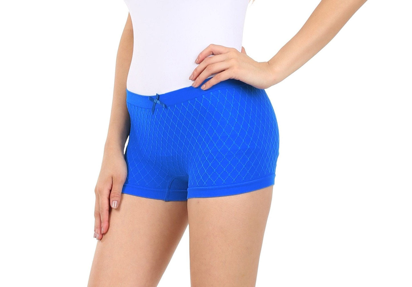 Sakkas Women's Seamless Stretch Boy Short Panties (6 Pack) - Concordia Style Boutique