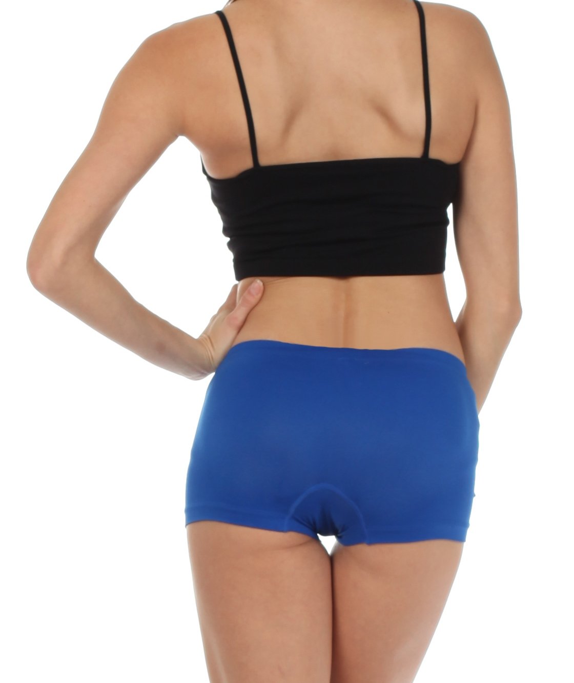 Sakkas Women's Seamless Stretch Boy Short Panties (6 Pack) - Concordia Style Boutique