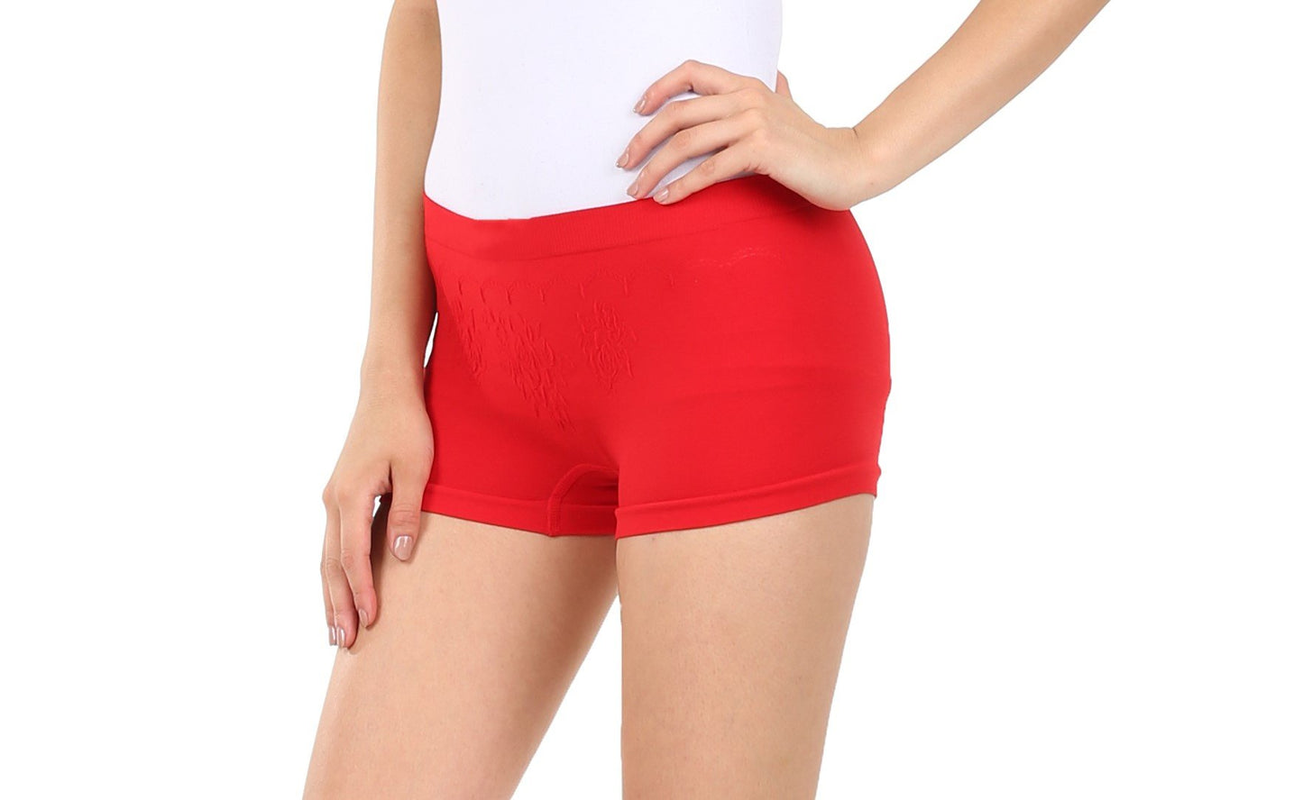 Sakkas Women's Seamless Stretch Boy Short Panties (6 Pack) - Concordia Style Boutique