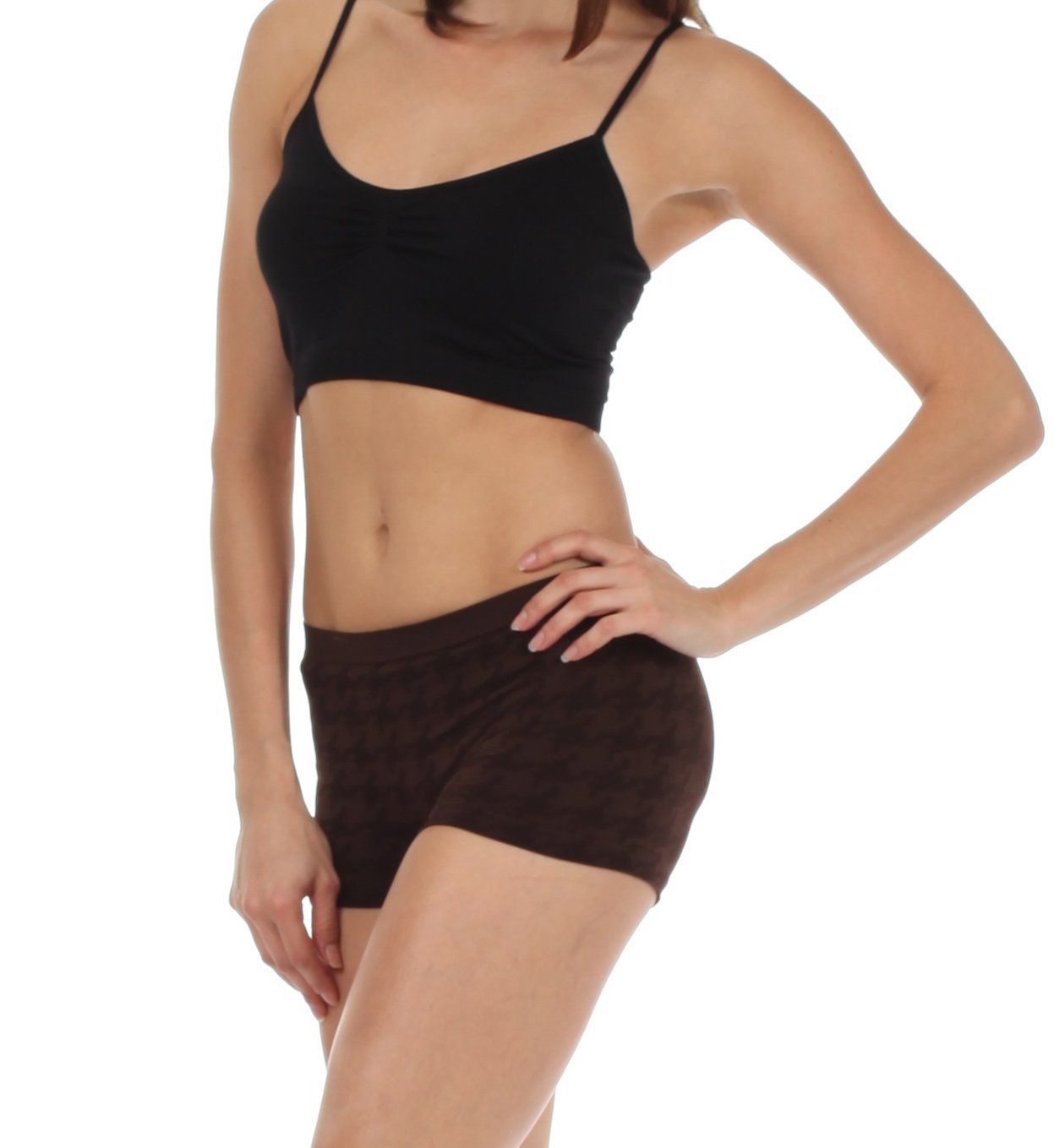 Sakkas Women's Seamless Stretch Boy Short Panties (6 Pack) - Concordia Style Boutique