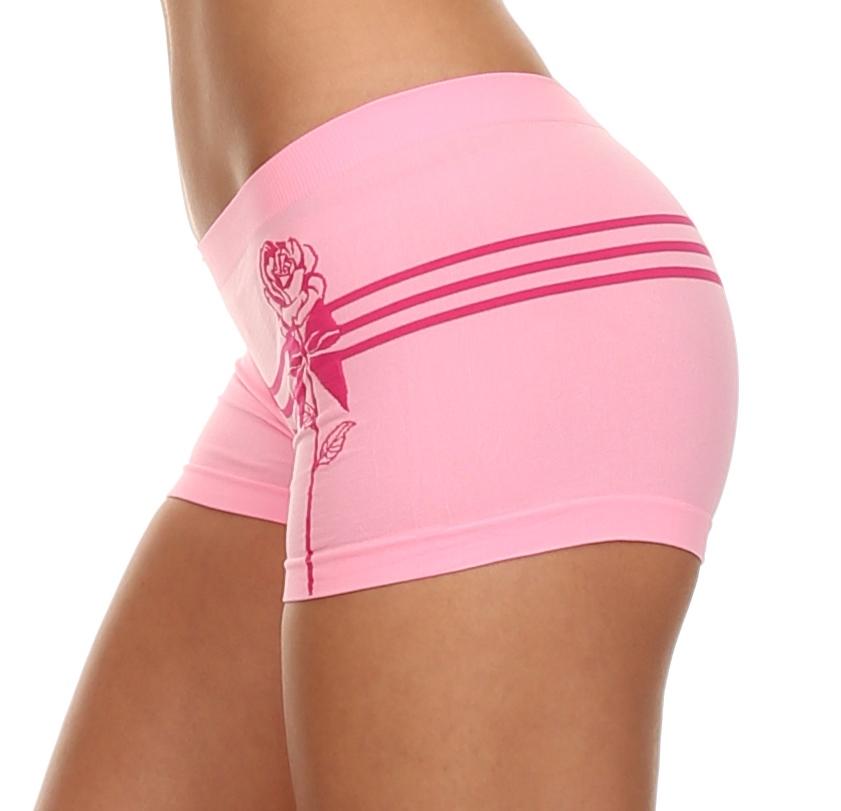 Sakkas Women's Seamless Stretch Boy Short Panties (6 Pack) - Concordia Style Boutique