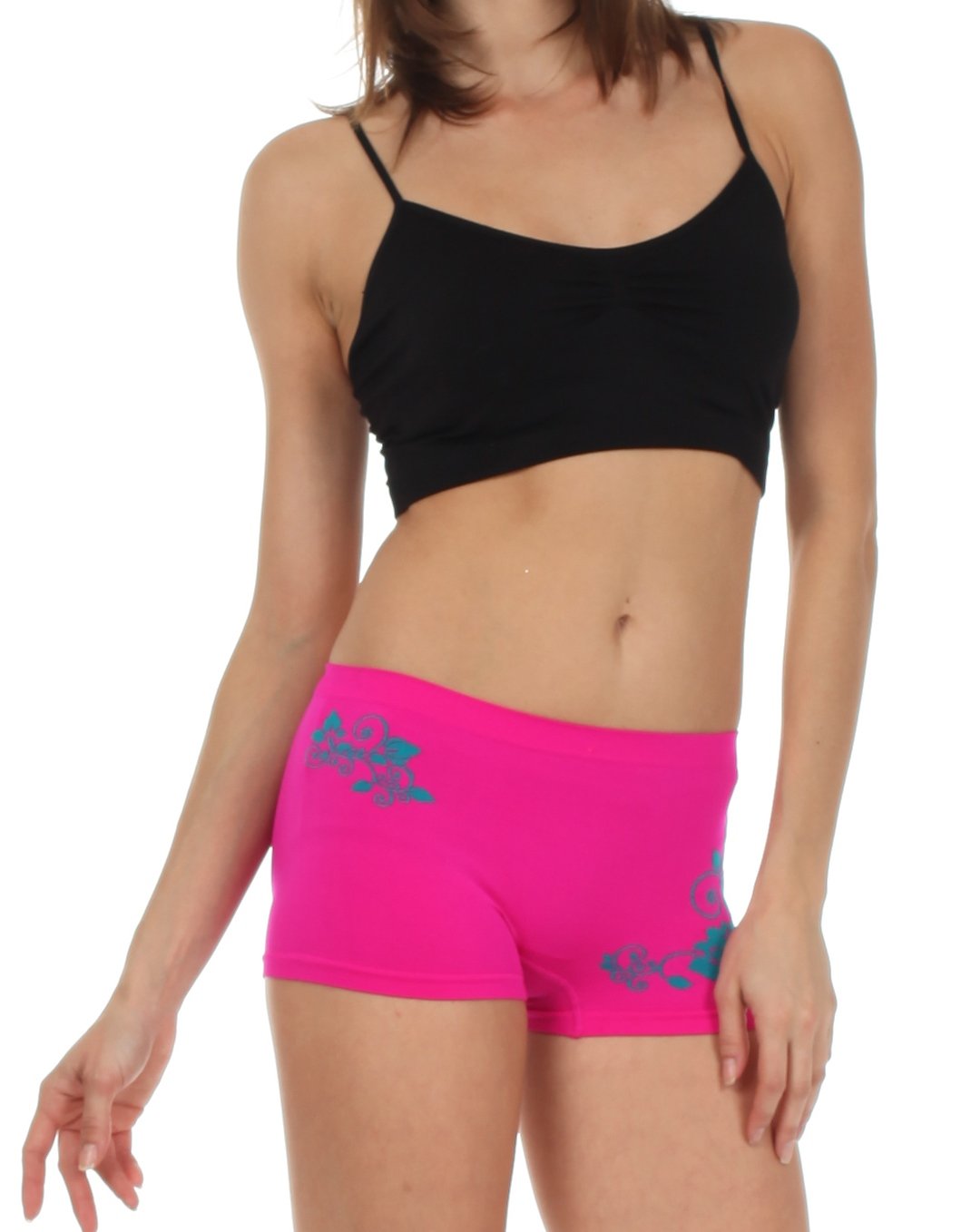 Sakkas Women's Seamless Stretch Boy Short Panties (6 Pack) - Concordia Style Boutique