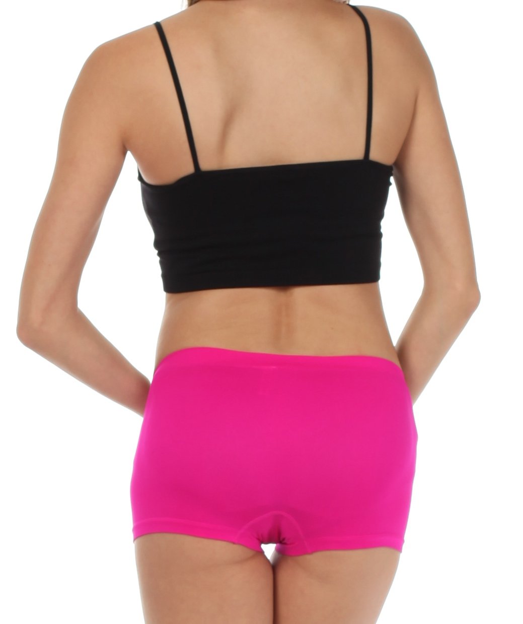 Sakkas Women's Seamless Stretch Boy Short Panties (6 Pack) - Concordia Style Boutique
