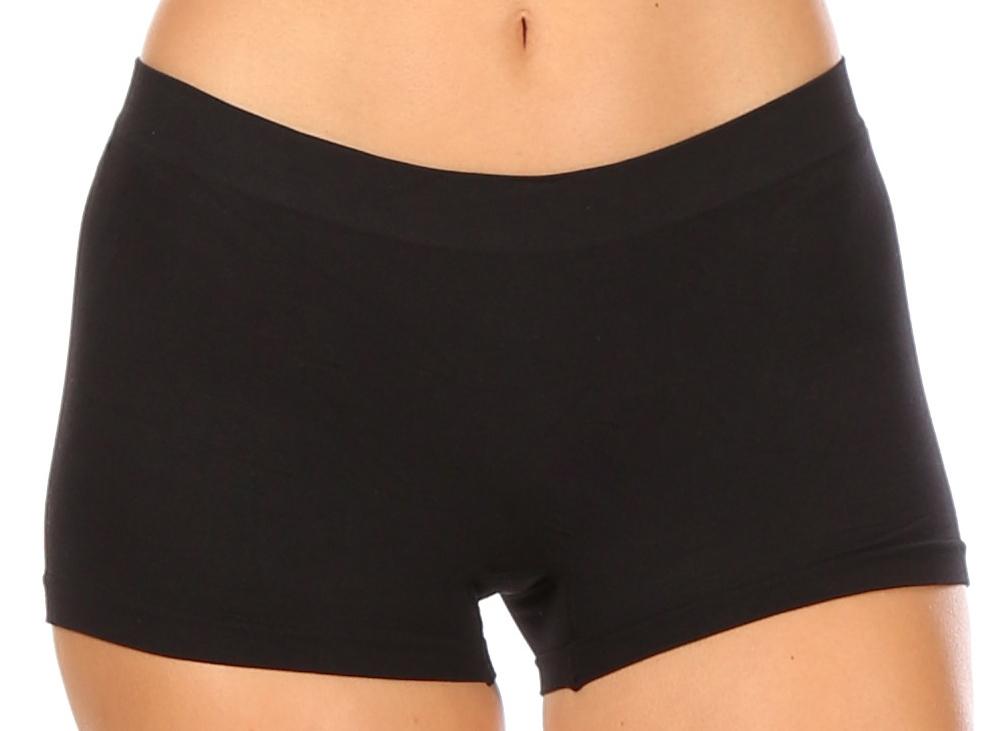 Sakkas Women's Seamless Stretch Boy Short Panties (6 Pack) - Concordia Style Boutique