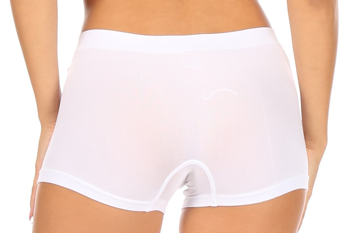 Sakkas Women's Seamless Stretch Boy Short Panties (6 Pack) - Concordia Style Boutique