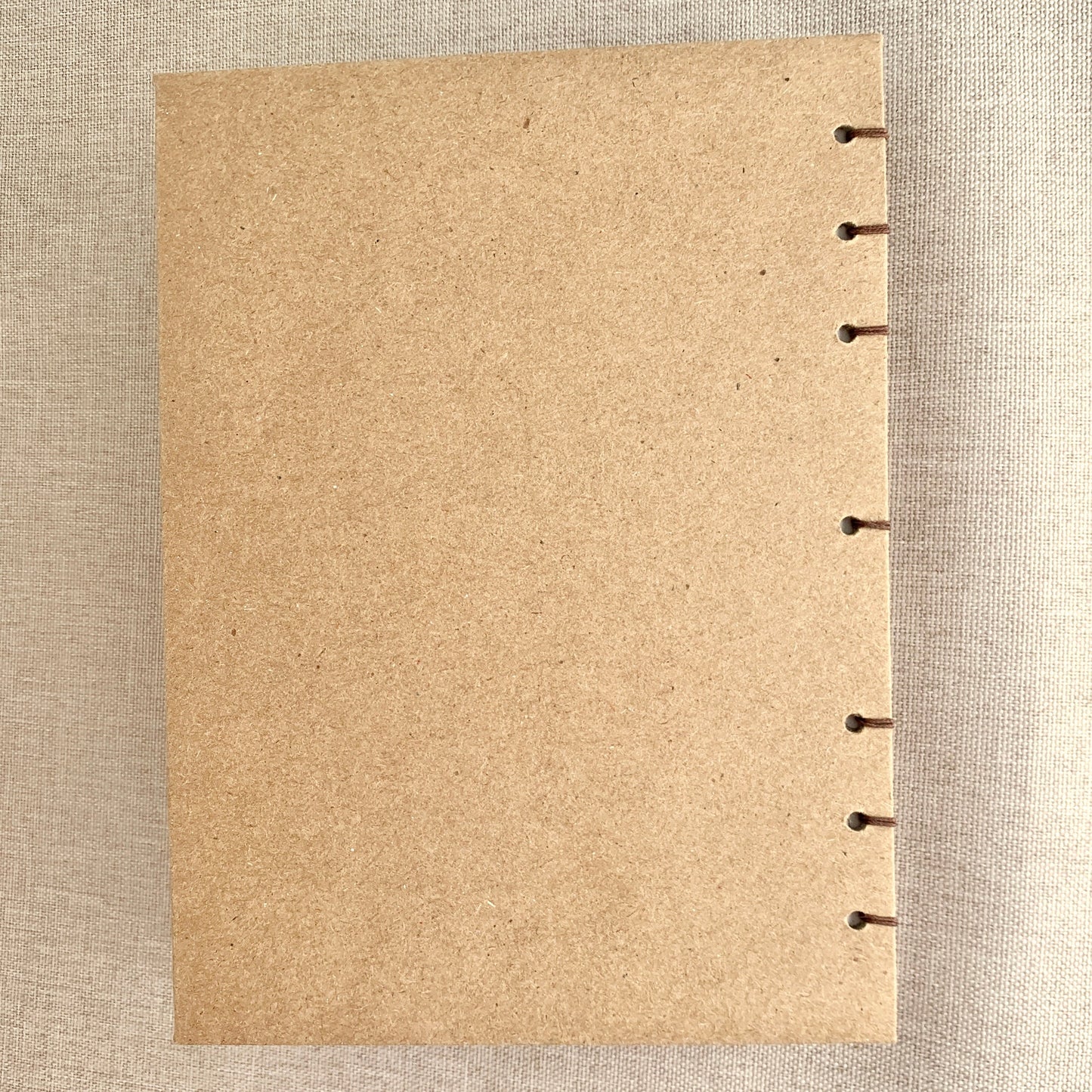 Kraft - A6 - Dot Grid - Coptic Bound - Fountain Pen Notebook - Handmade Journal