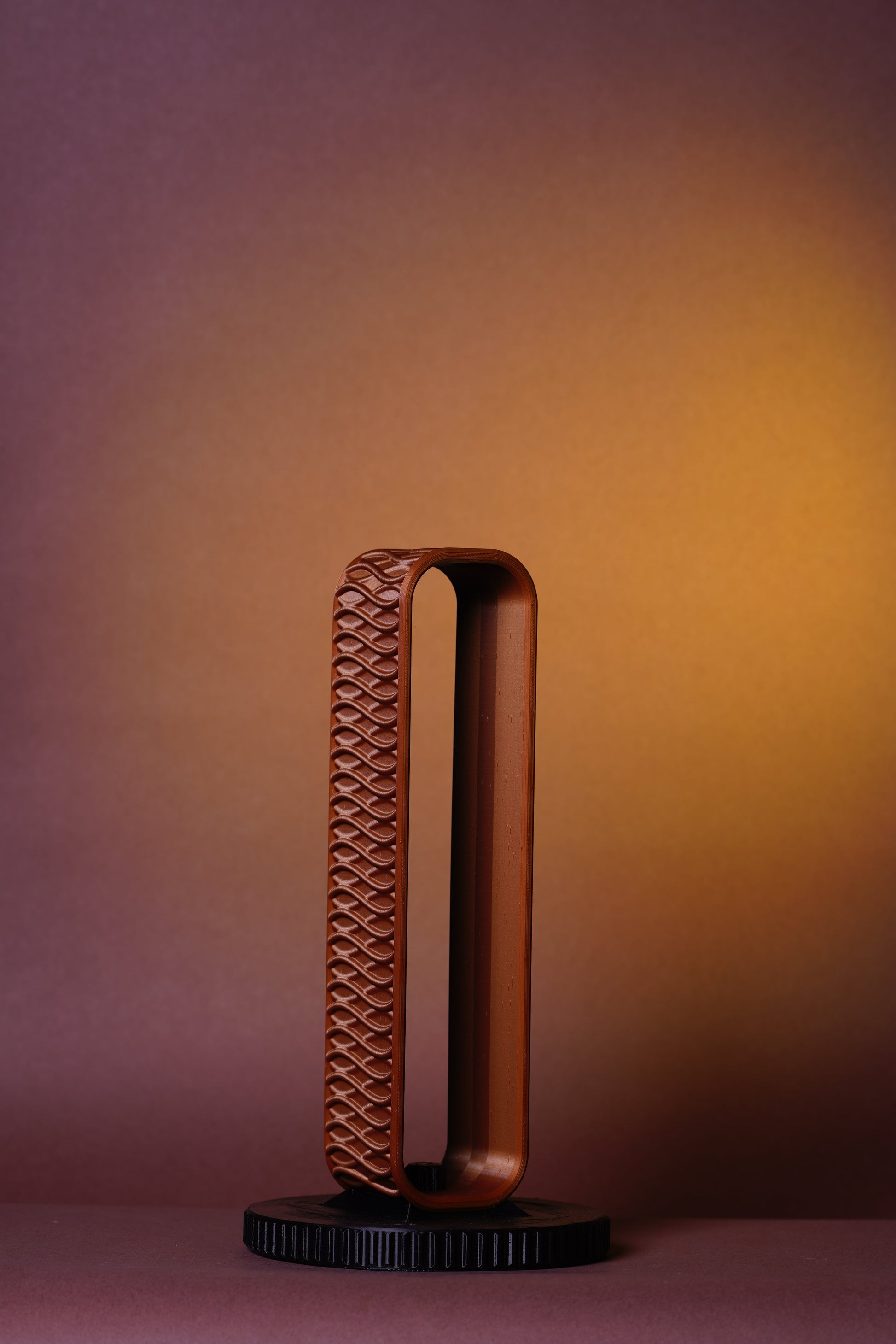 Headphone Stand of Interwoven Stability - 3D Printed Artwork - Concordia Style Boutique