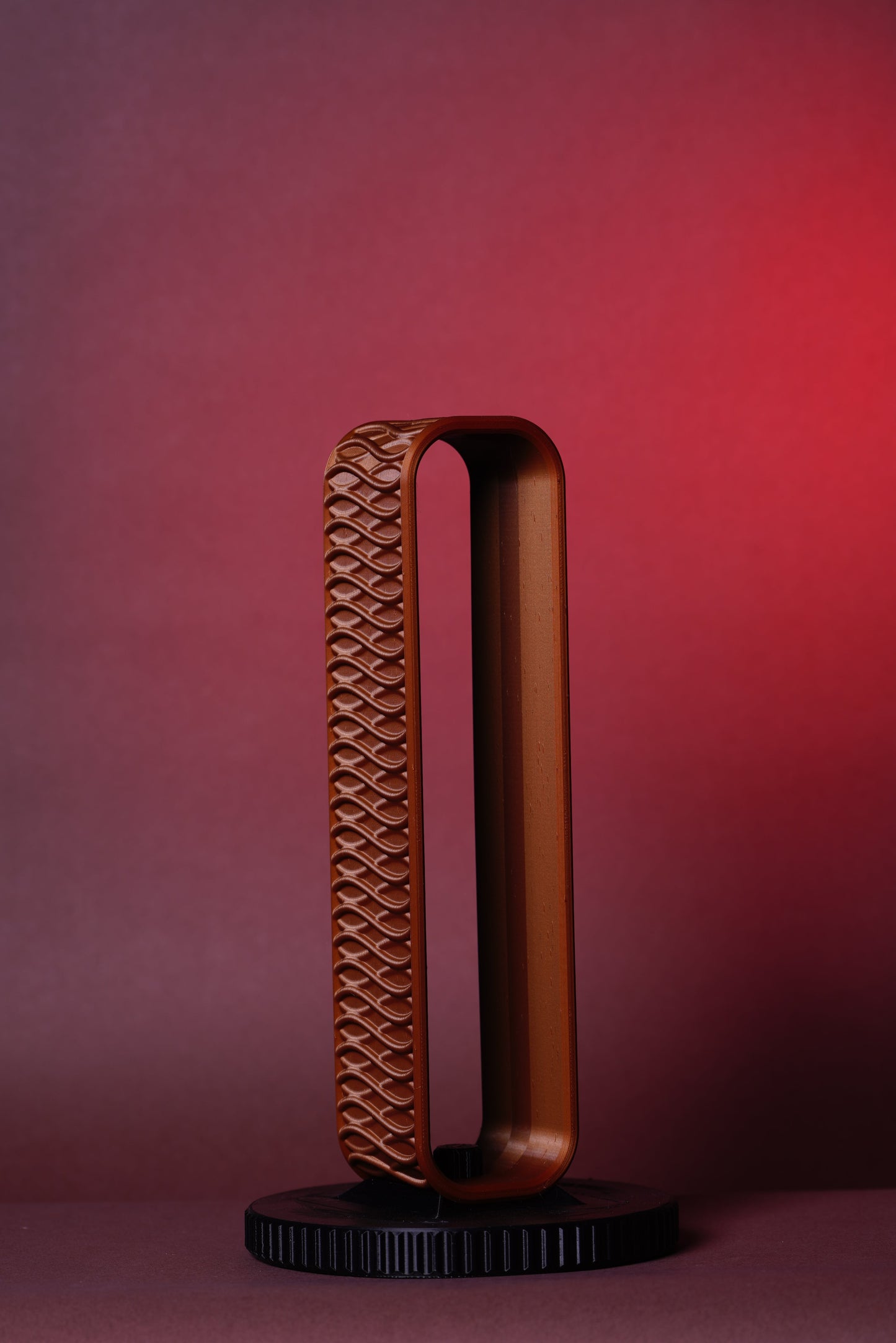 Headphone Stand of Interwoven Stability - 3D Printed Artwork - Concordia Style Boutique