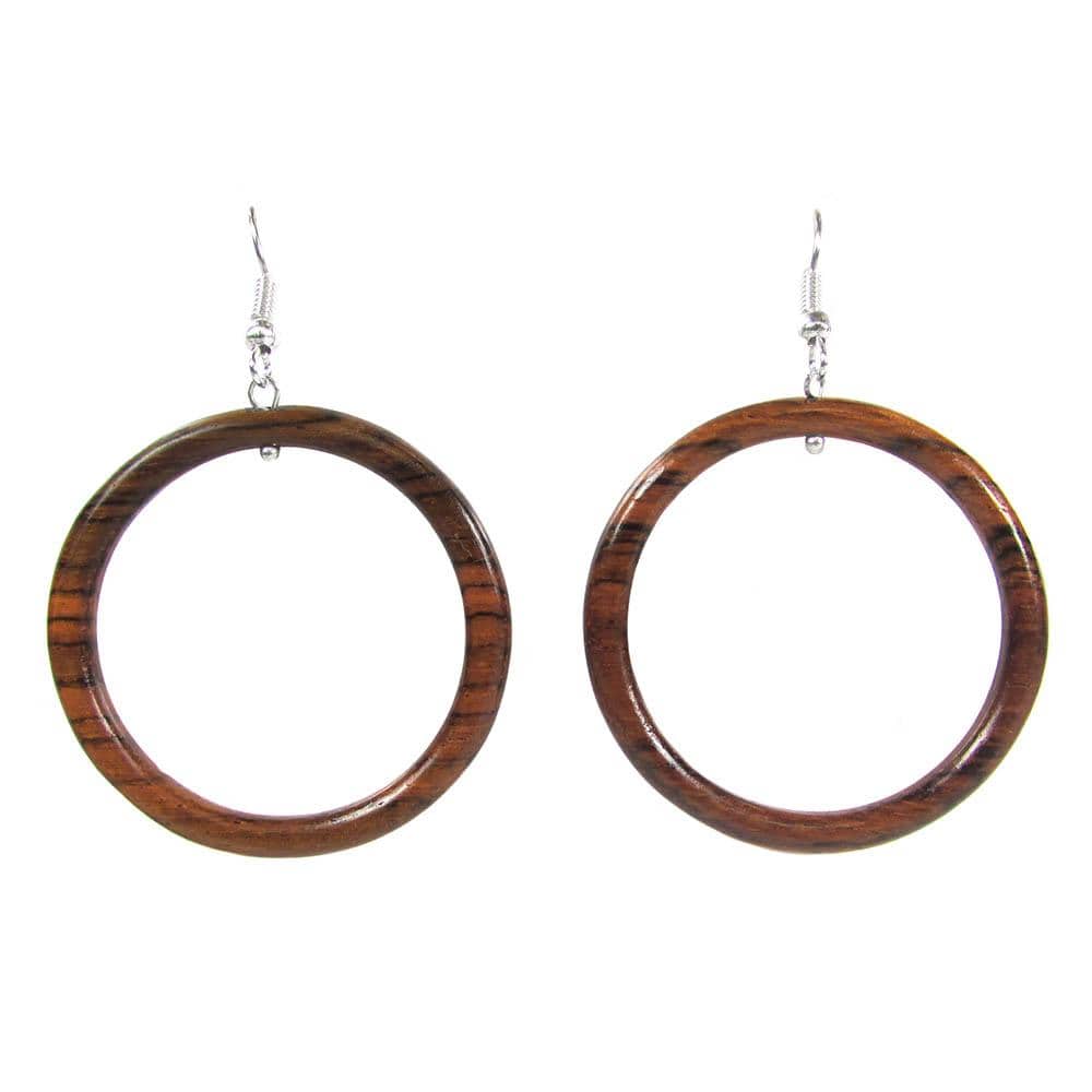 Wood Hoop Earrings - Concordia Style Boutique