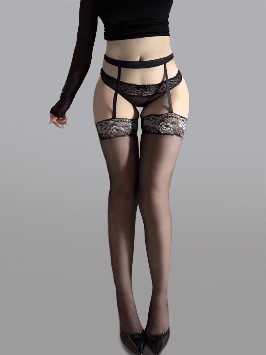 High-Waist Garter Stockings - Concordia Style Boutique