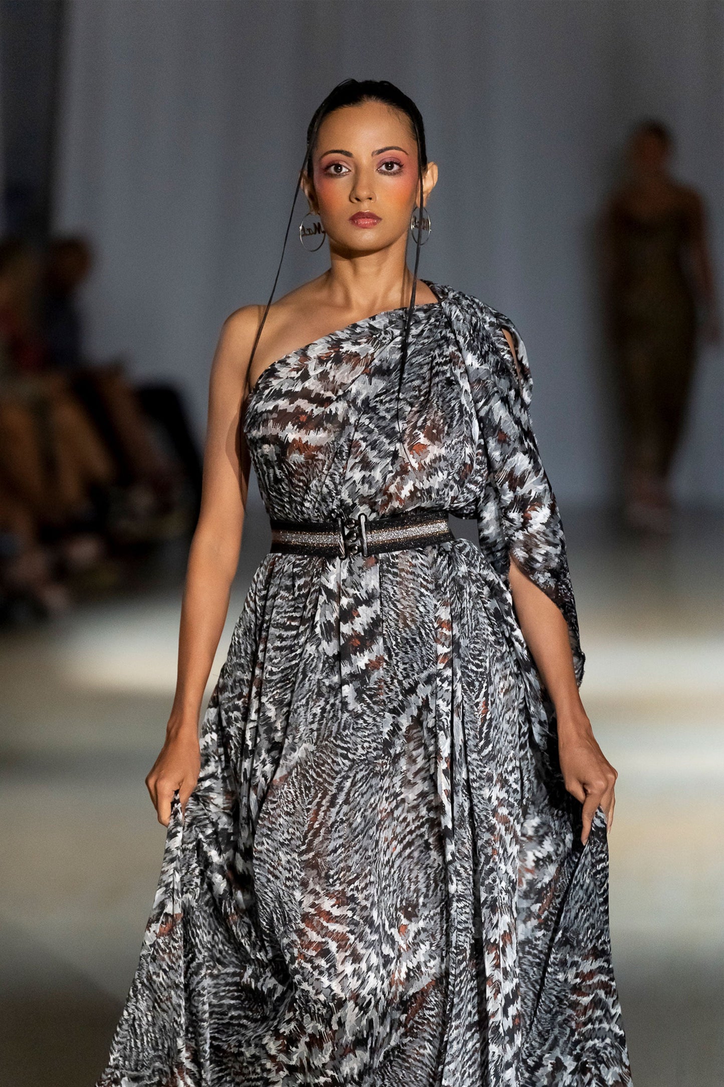 Jasmine Chiffon Shoulder Dress