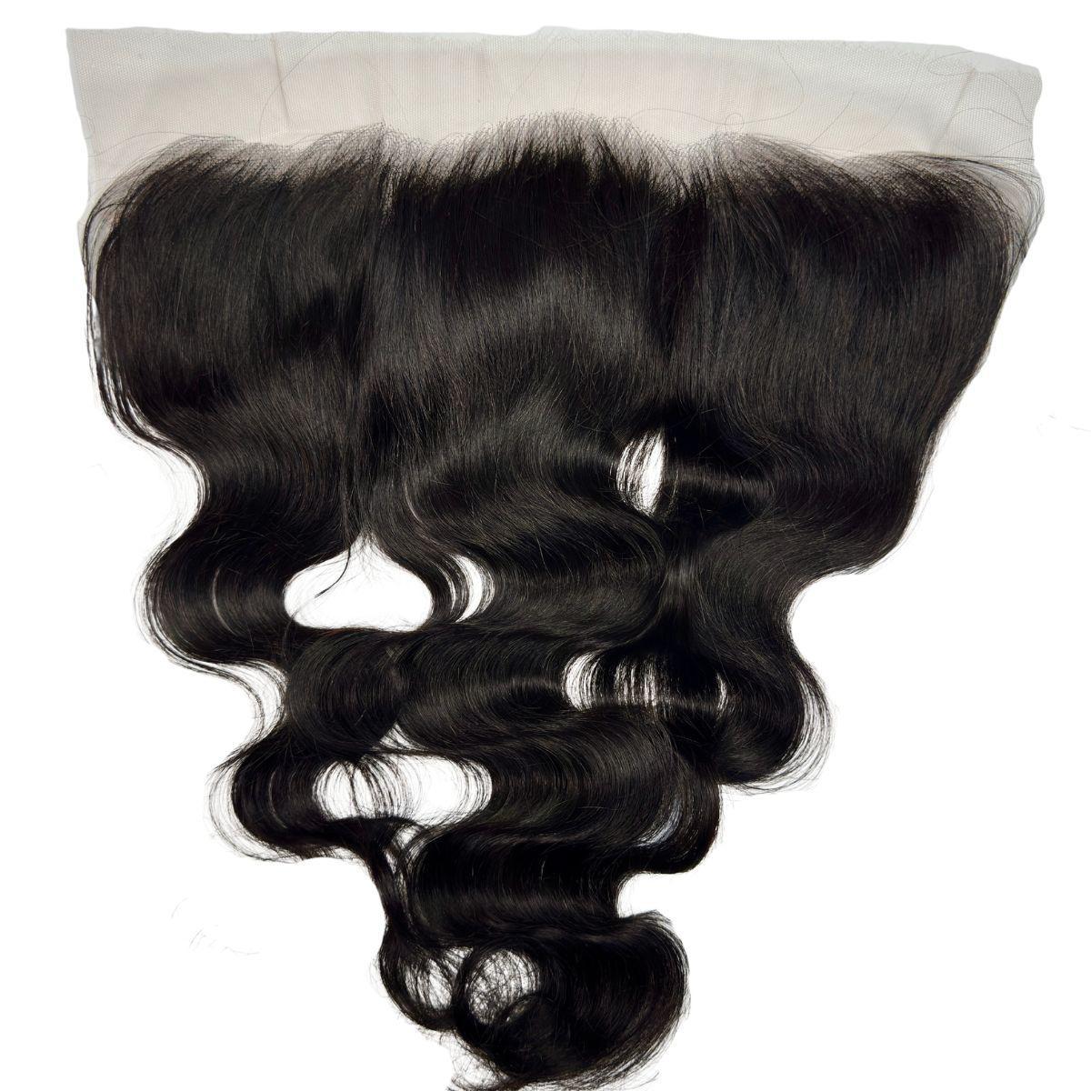 Jet Black Body Wave 13x4 HD Lace Human Hair Frontal
