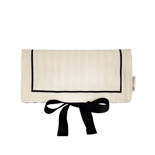 Couture Jewelry Roll, Medium, Cream - Concordia Style Boutique