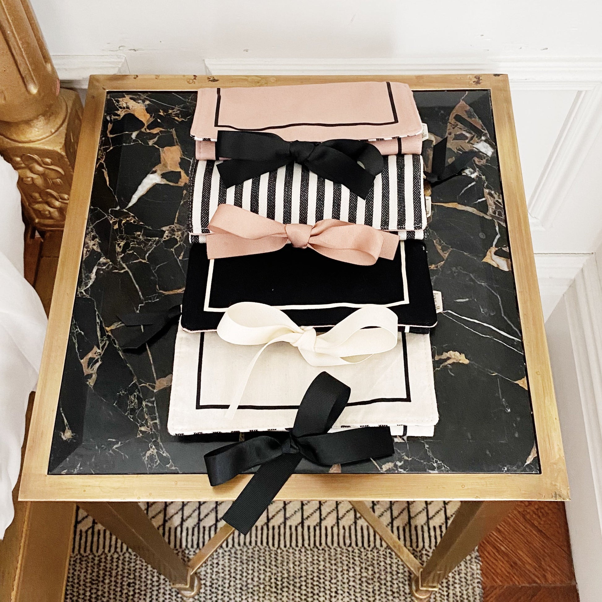 Couture Jewelry Roll, Medium, Black - Concordia Style Boutique