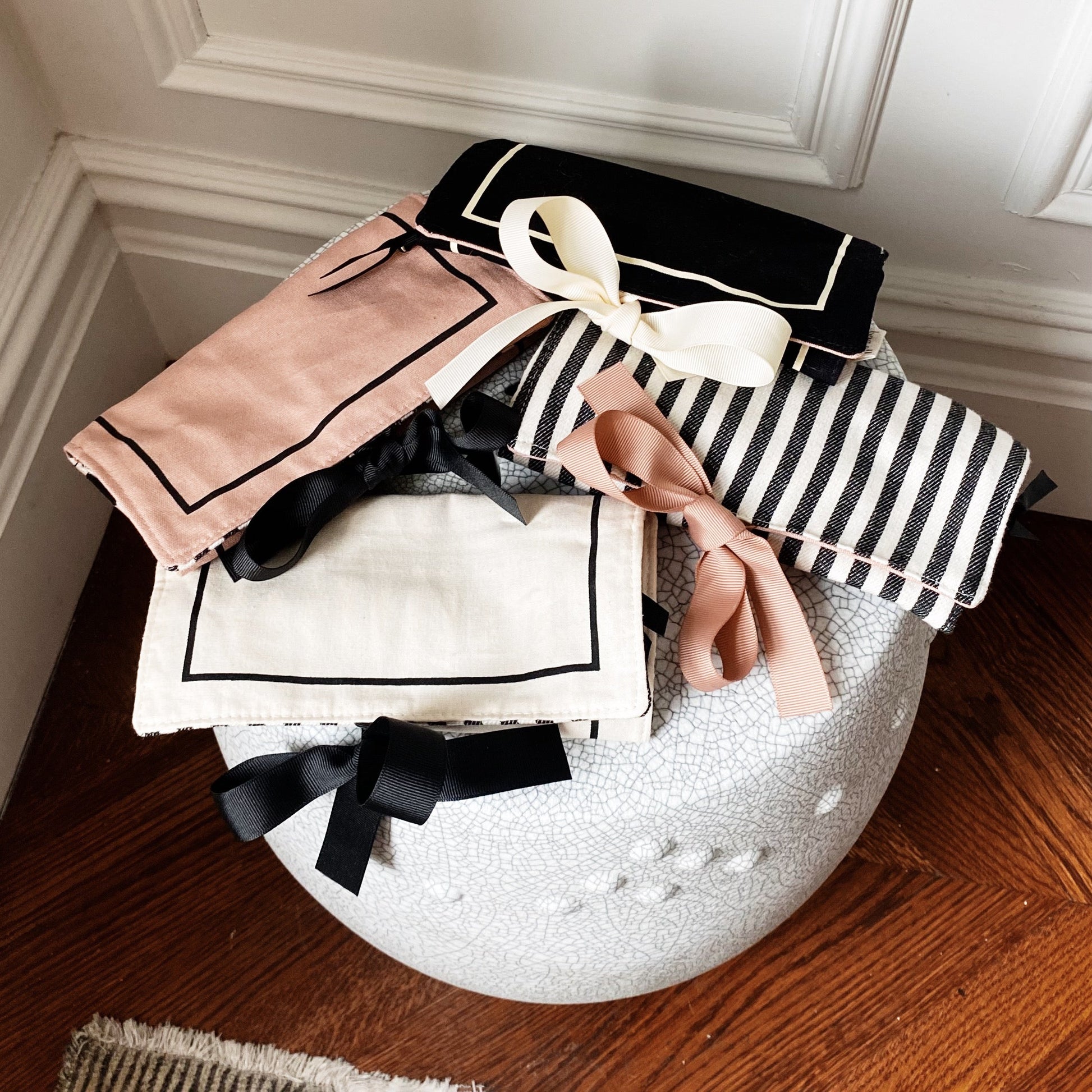 Couture Jewelry Roll, Medium, Striped - Concordia Style Boutique
