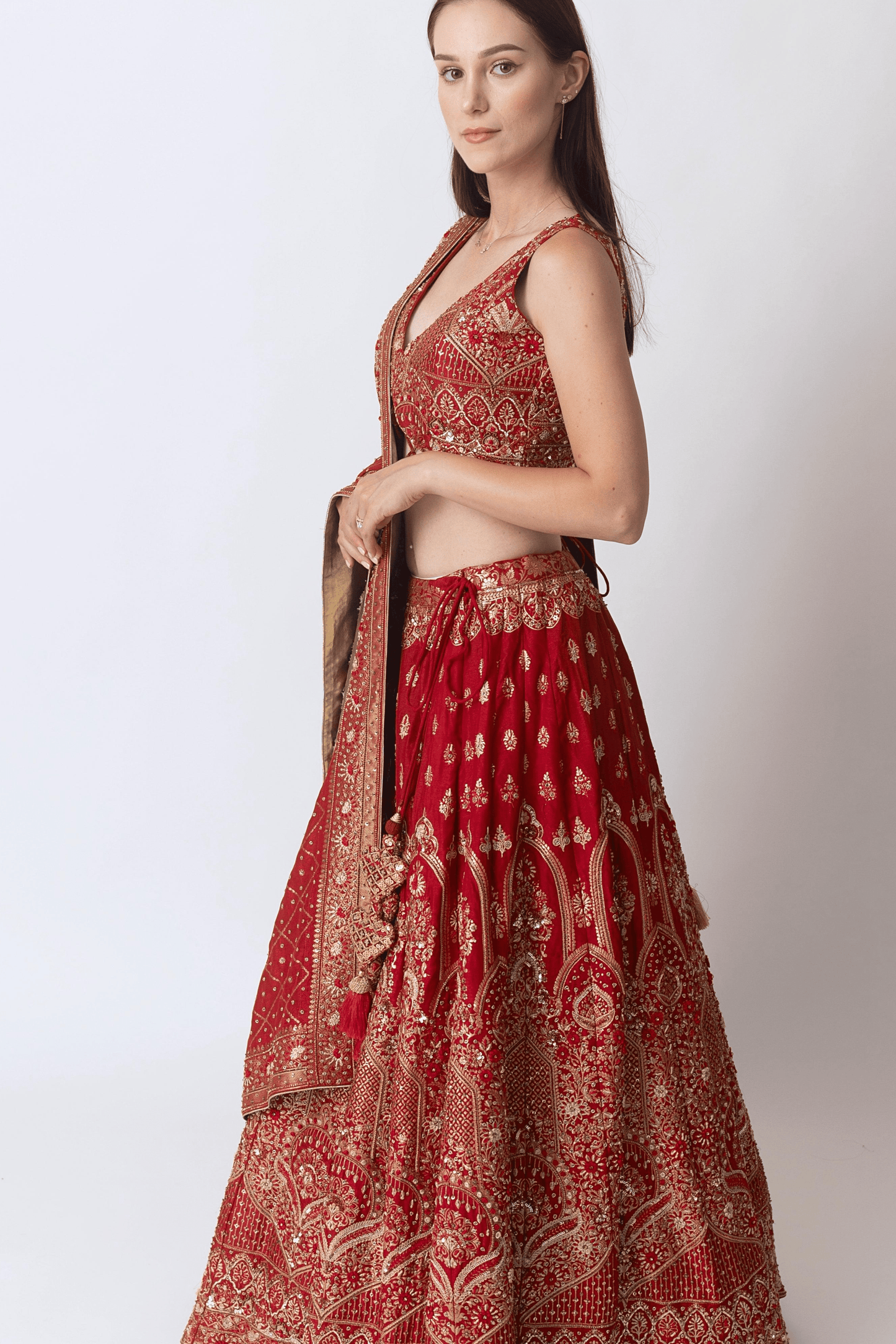 Jiya Banarasi Silk Lehenga Choli Set