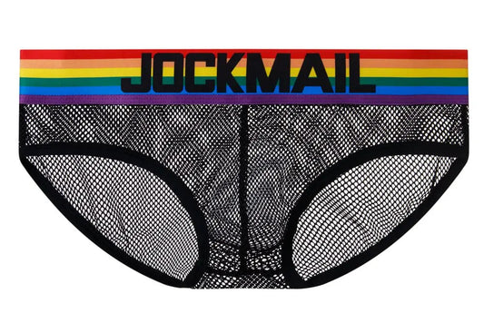 Jockmail Rainbow Mesh Briefs