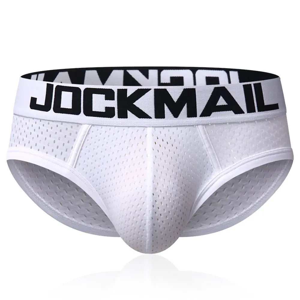 Jockmail Solid Mesh Briefs