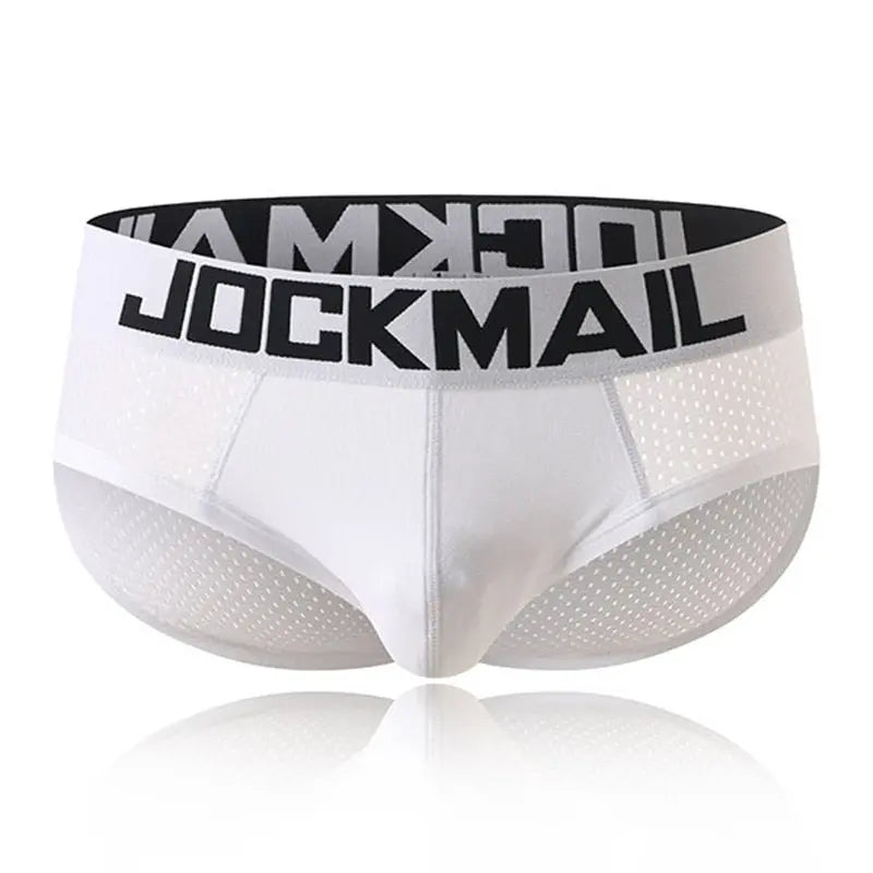 Jockmail Solid Mesh Briefs