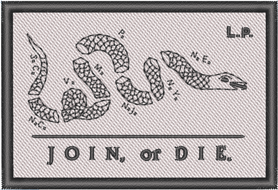 Historical Flag Morale Patch - Concordia Style Boutique