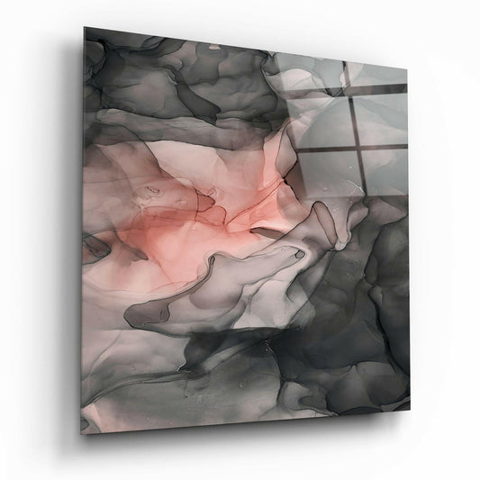 Abstract Glass Wall Art