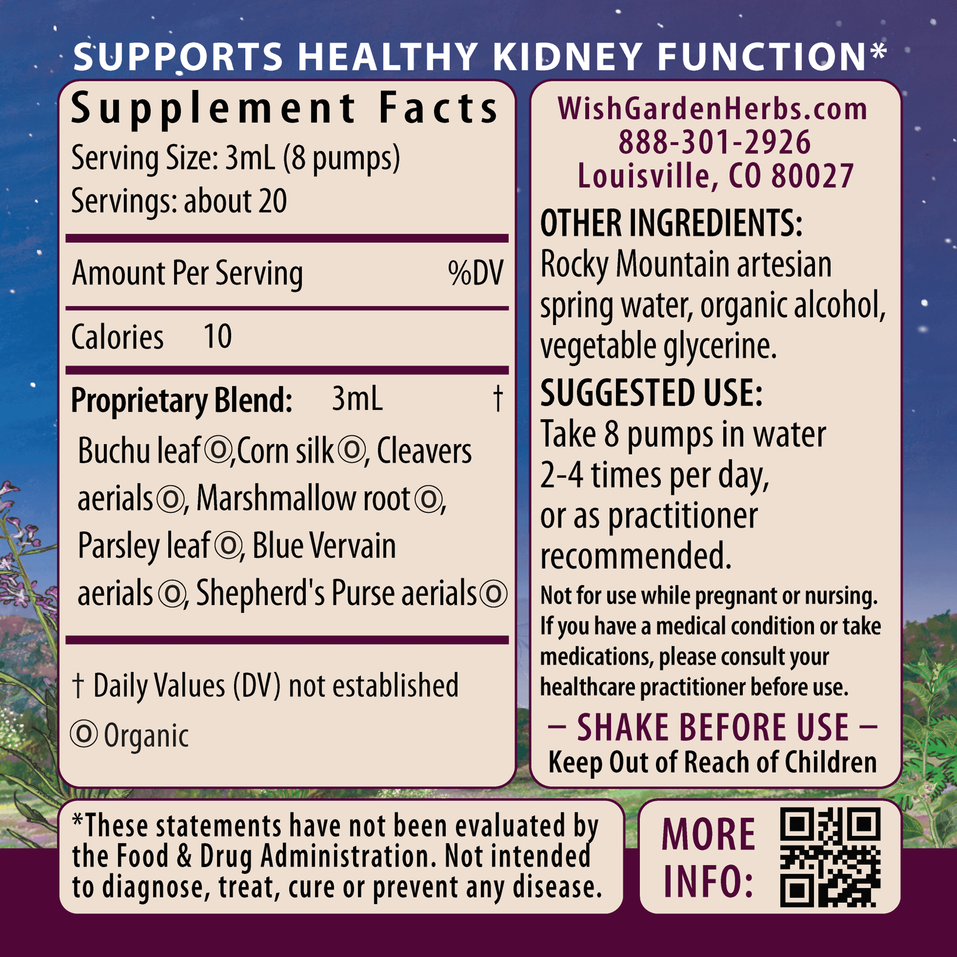 Kidney Strength Daily Support - Concordia Style Boutique