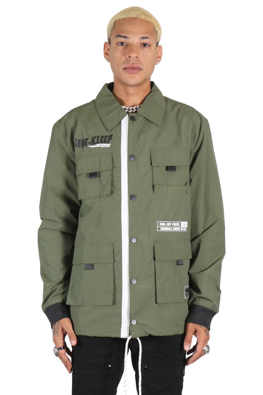 ANAS Men's premium crispy nylon long sleeve coach jacket - Concordia Style Boutique