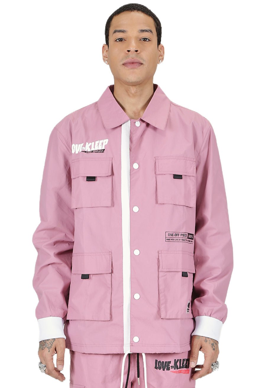 CANON Men's premium crispy nylon long sleeve coach jacket - Concordia Style Boutique