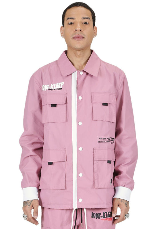 CANON Men's premium crispy nylon long sleeve coach jacket - Concordia Style Boutique