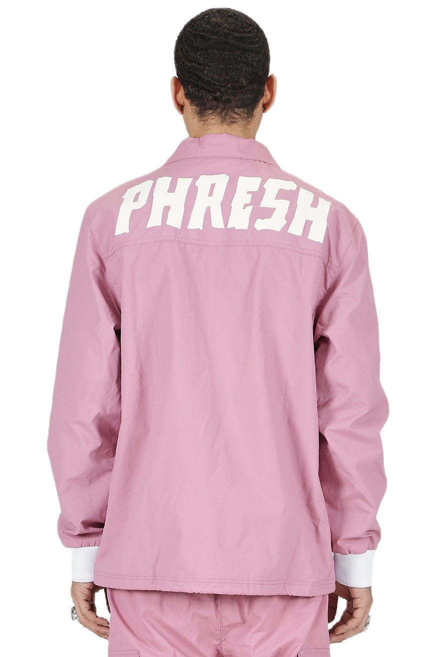 CANON Men's premium crispy nylon long sleeve coach jacket - Concordia Style Boutique