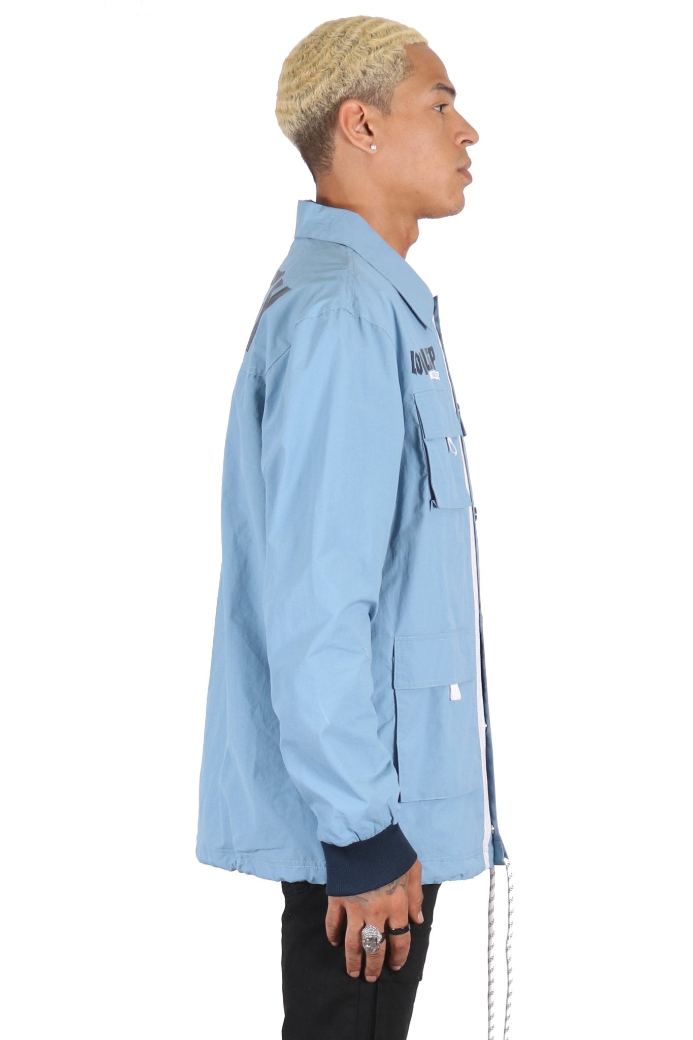 KLOUD Men's premium crispy nylon long sleeve coach jacket - Concordia Style Boutique