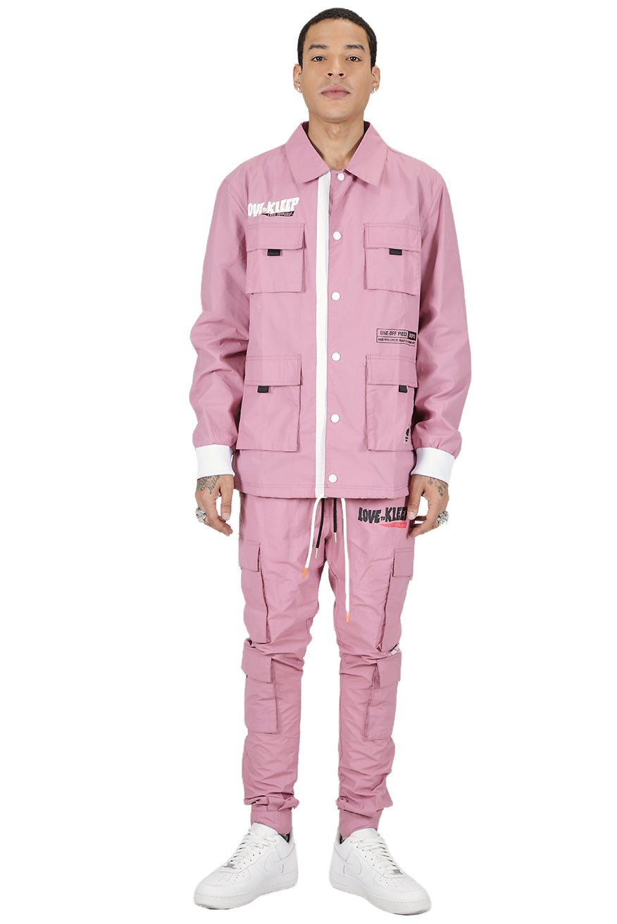 CANON Men's premium crispy nylon long sleeve coach jacket - Concordia Style Boutique