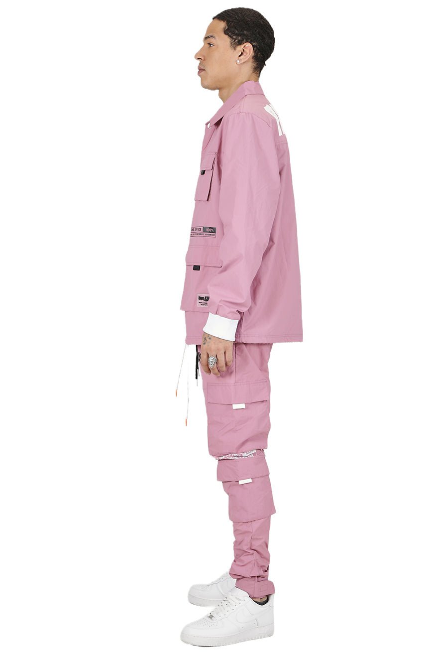 CANON Men's premium crispy nylon long sleeve coach jacket - Concordia Style Boutique