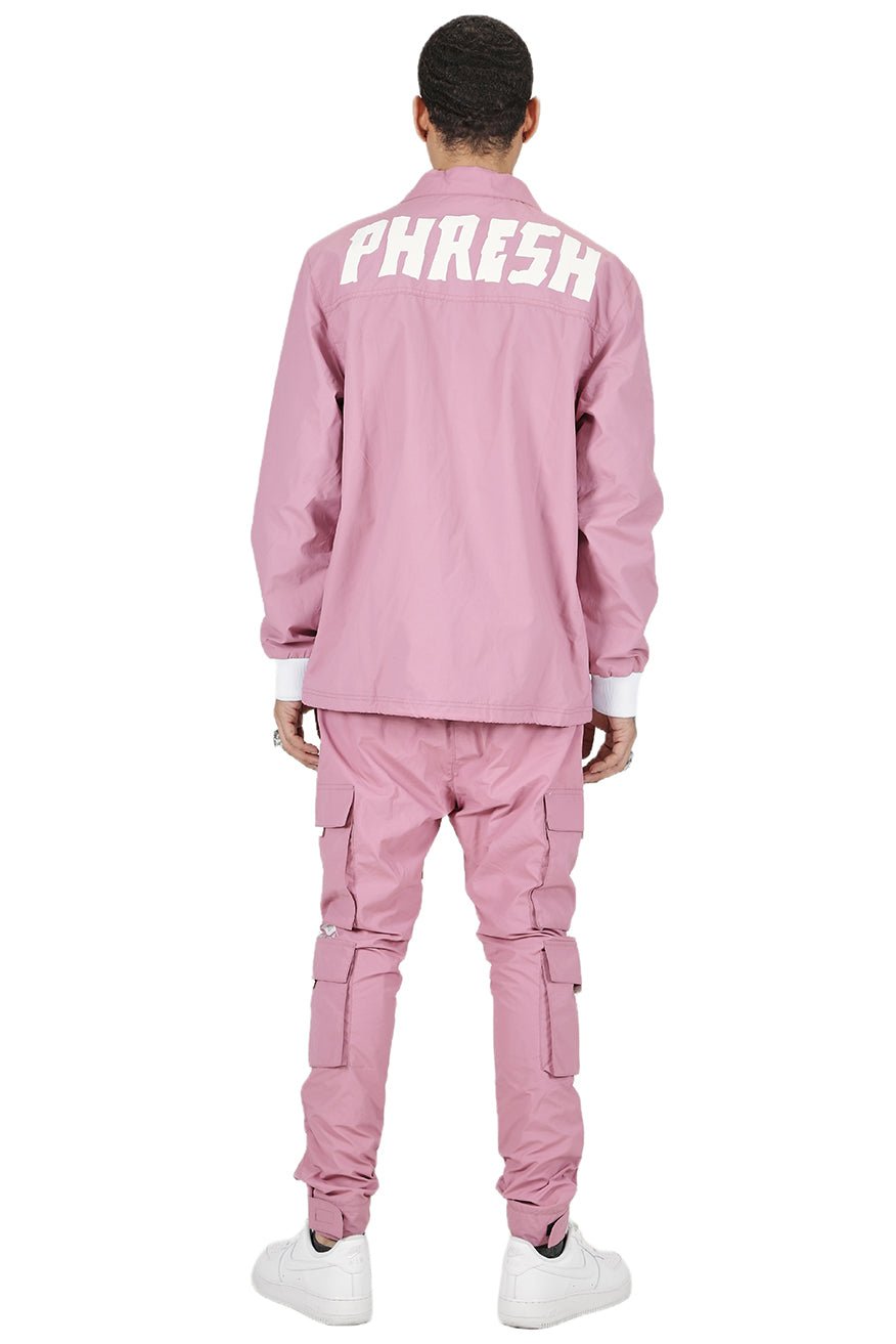 CANON Men's premium crispy nylon long sleeve coach jacket - Concordia Style Boutique