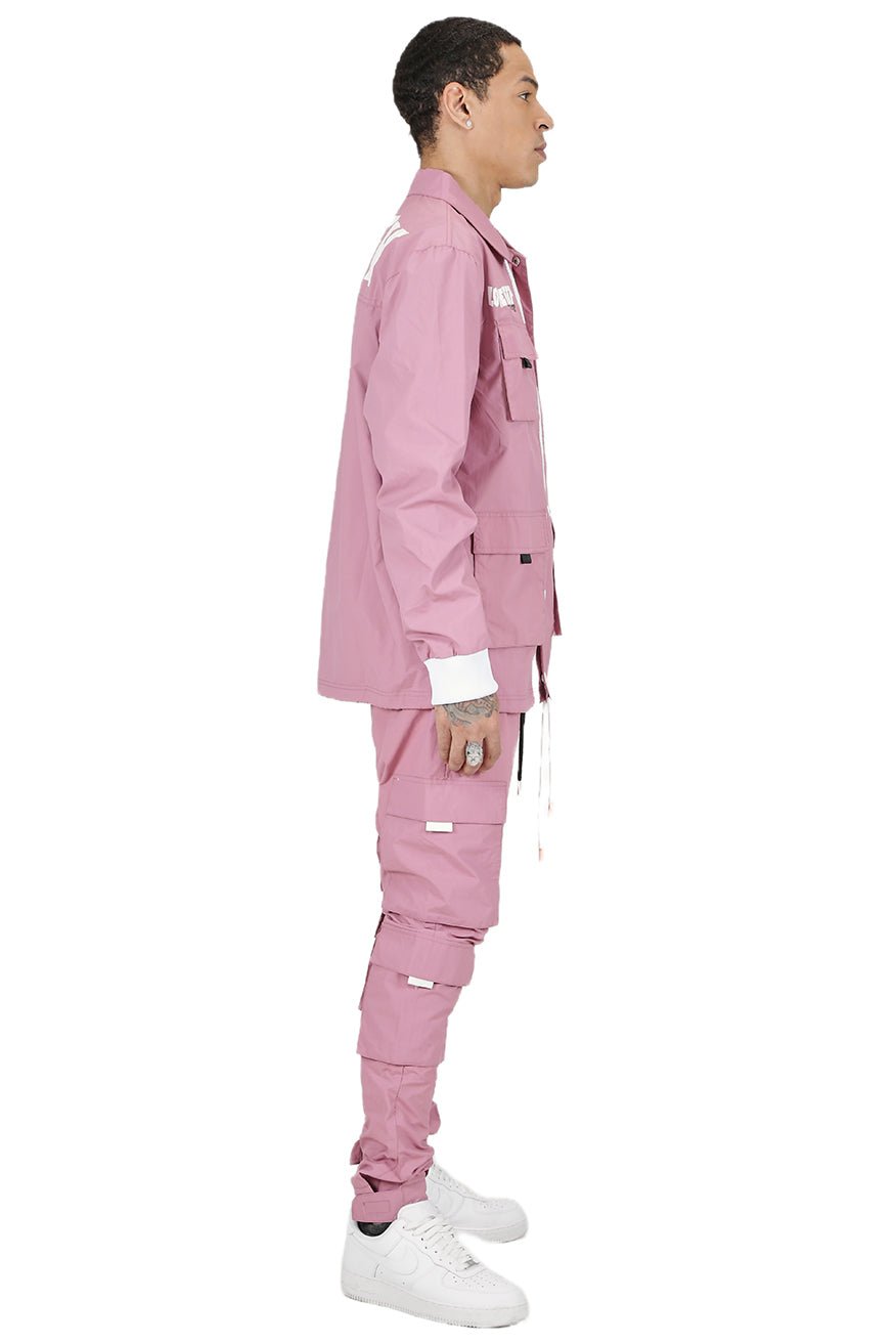 CANON Men's premium crispy nylon long sleeve coach jacket - Concordia Style Boutique