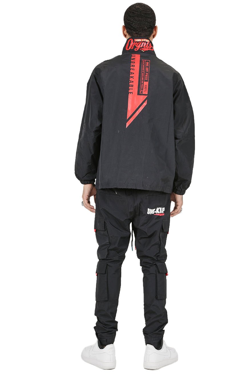 JOSH Men's premium crispy nylon long sleeve half zip pullover jacket - Concordia Style Boutique