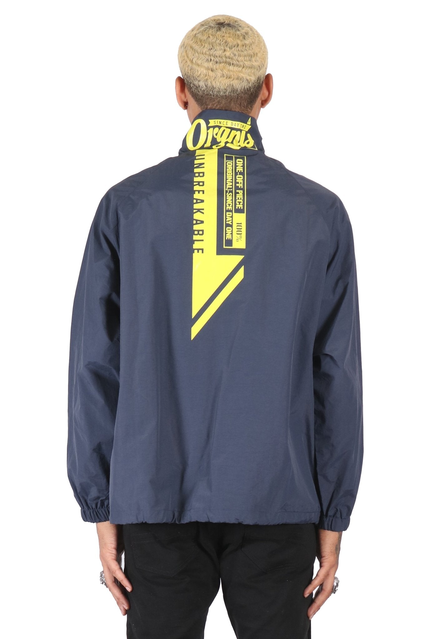 STEEL Men's premium crispy nylon long sleeve half zip pullover jacket - Concordia Style Boutique