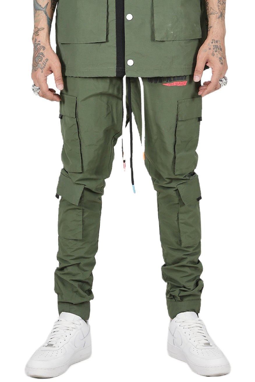 Anas Men's premium crispy nylon cargo jogger pants - Concordia Style Boutique