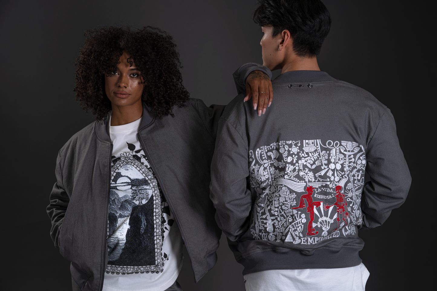 Empingated Bomber Jacket