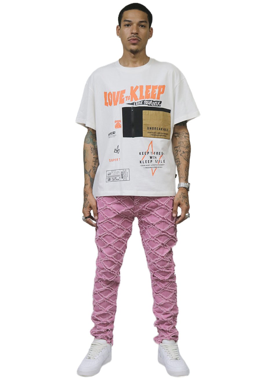 MARVIN Men's premium rip&repair slim fit quilted denim pants - Concordia Style Boutique